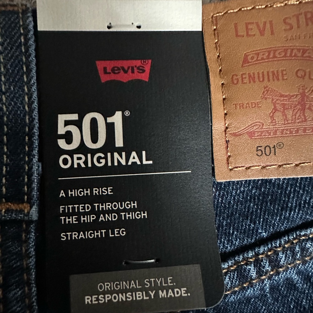 NWT Levi’s 501 Original 23 X 30 - Picture 5 of 5